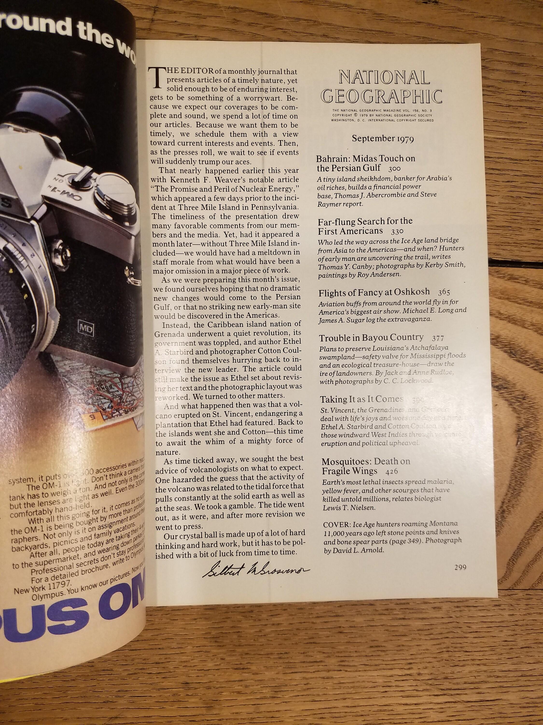 National Geographic Magazine 1979 September Search for the First ...